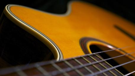 Melodic Patterns of Acoustic Guitar Artistry wallpaper