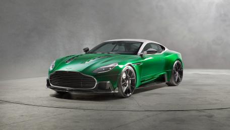 Sleek Green Aston Martin in Stunning 4K Quality wallpaper