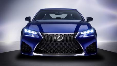 Sleek Blue Lexus Sports Car Wallpaper wallpaper