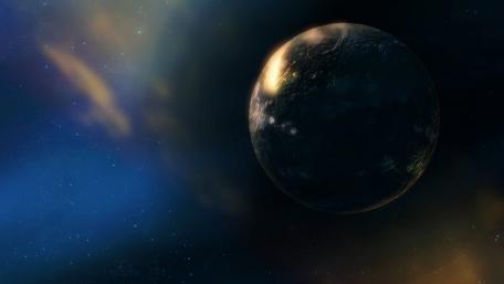 Mystical Planetary Landscape Beyond the Stars wallpaper