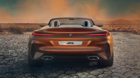 Sleek Design of the BMW Z4 Convertible in Nature's Embrace wallpaper