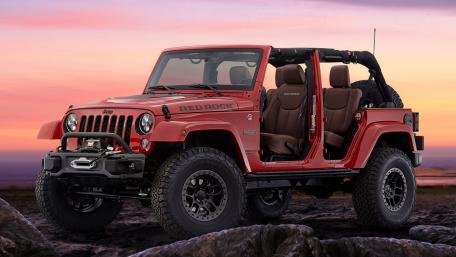 Bold Jeep Red Rock Adventure Wallpaper wallpaper