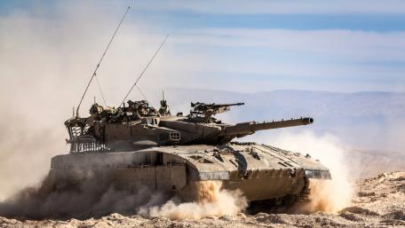 Powerful War Machine in Action wallpaper