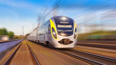 Dynamic High-Speed Train in Motion Wallpaper wallpaper