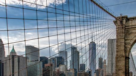 Bridging Nature and Urban Life wallpaper