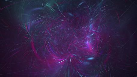 Vibrant Cosmic Swirls in Abstract Design wallpaper