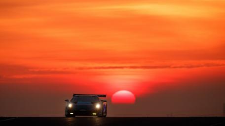 Sunset Drive with Racing Car Momentary Glory wallpaper