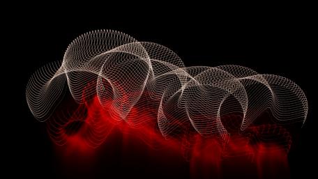 Ethereal Waves of Light and Shadow wallpaper