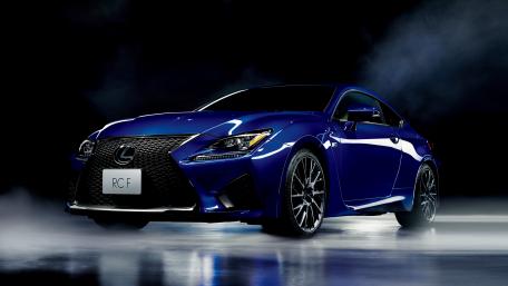 Sleek Blue Lexus RCF Wallpaper for Car Enthusiasts wallpaper