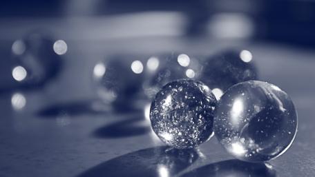 Elegant Blue Marble Playfulness in Shadows wallpaper