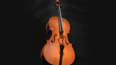 Elegant Cello in 4K Detail wallpaper