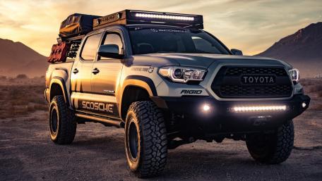 Robust Adventure Ready Toyota Tacoma Wallpaper wallpaper