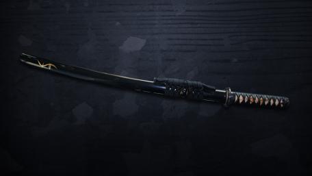 Elegant Katana on a Dark Background wallpaper