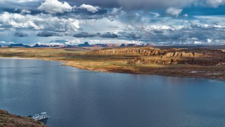 Serene Waters Reflecting Majestic Landscapes wallpaper