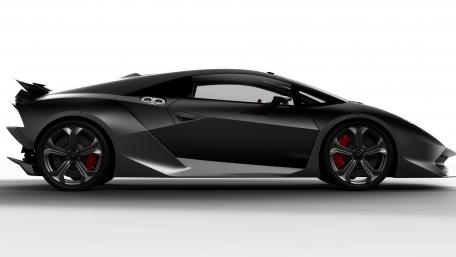 Sleek Black Supercar Wallpaper Design wallpaper