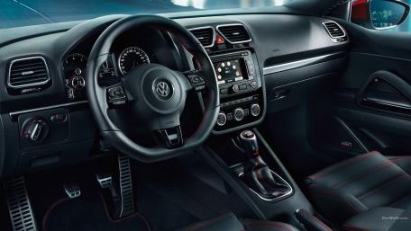 Sleek Modern Interior of a Volkswagen GTI wallpaper