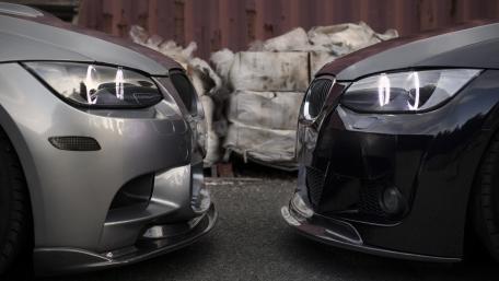 Sleek BMWs Showcasing Dynamic Design Features wallpaper