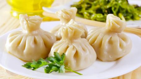 Delicious Steamed Dumplings Perfect for Any Feast wallpaper