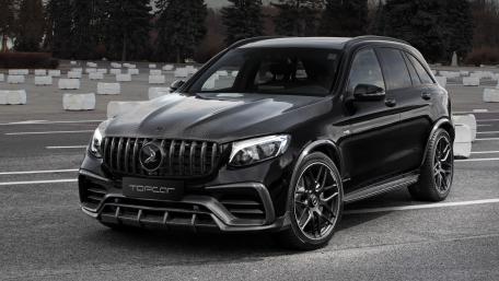 Sleek Black Luxury SUV Wallpaper wallpaper