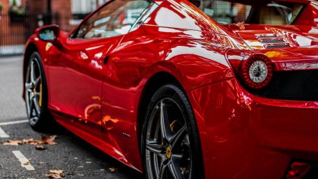 Sleek Red Sports Car Wallpaper for Enthusiasts wallpaper