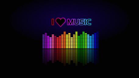 Love for Music and Colors wallpaper