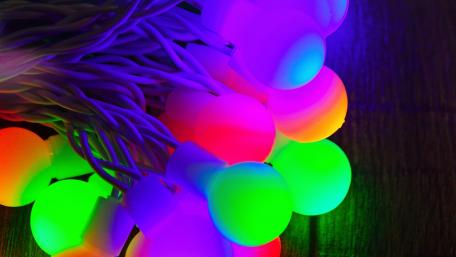 Vibrant Glow of Abstract Lights wallpaper