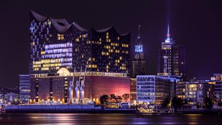 City of Lights at Night wallpaper