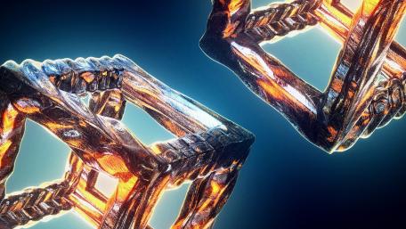 Intricate 3D Cubes in Vibrant Colors wallpaper