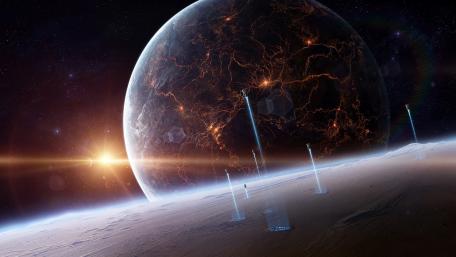 Cosmic Realms of Enchantment and Wonder wallpaper