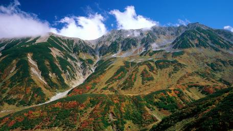 Majestic Mountain Landscape with Vibrant Colors wallpaper