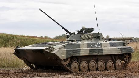 Powerful Armored Vehicle in Action wallpaper