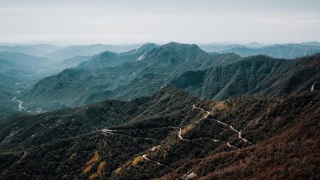 Majestic Mountain Landscape Awaiting Your Exploration wallpaper