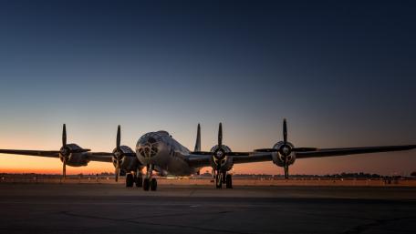 Legendary Military Aircraft at Dusk wallpaper