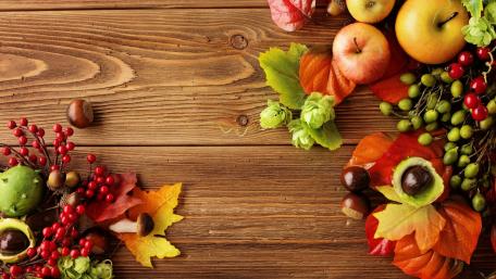 Autumn Harvest Bounty Wallpaper wallpaper
