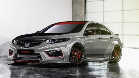 Sleek Silver Phoenix Car Wallpaper for Enthusiasts wallpaper