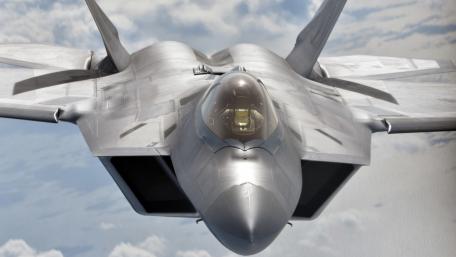Fighter Jet in Action Scene Wallpaper wallpaper
