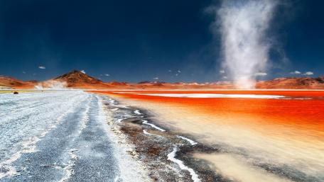 Vibrant Landscape of Nature's Canvas wallpaper