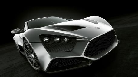 Sleek Silver Sports Car Wallpaper wallpaper