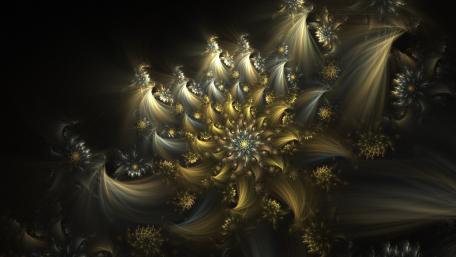 Ethereal Swirls of Light and Color wallpaper