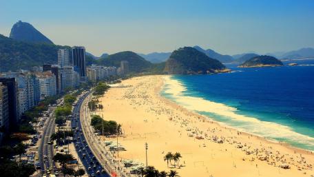 Breathtaking View of Rio de Janeiro's Coastal Beauty wallpaper