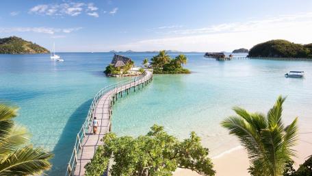 Serene Pathway to Paradise wallpaper