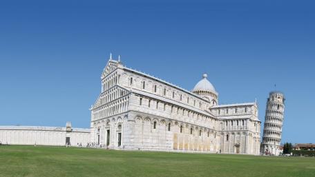 Historic Pisa's Architectural Marvels and Scenic Beauty wallpaper