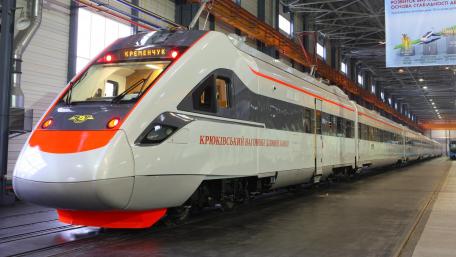 Modern High-Speed Train in Station wallpaper