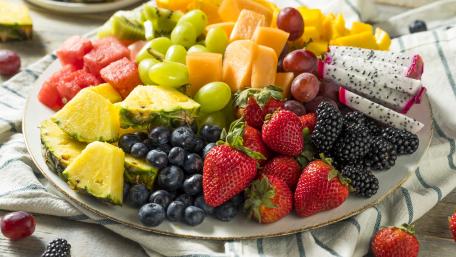 Vibrant Assortment of Fresh Fruits Brimming with Colorful Delights wallpaper