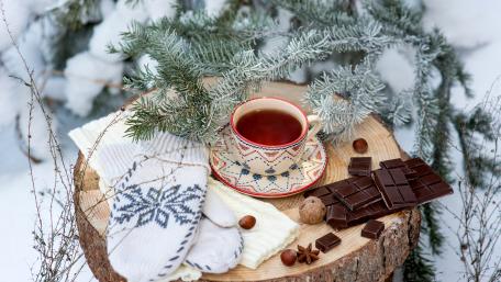 Cozy Winter Treats Inspired by Nature wallpaper