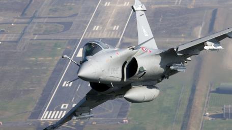Majestic Fighter Jet in Action wallpaper