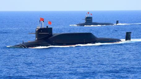 Powerful Submarines in the Ocean Depths wallpaper