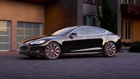Sleek Modern Electric Car Wallpaper wallpaper