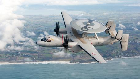 Majestic Military Aircraft in Flight wallpaper