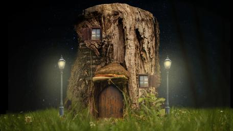 Trunk house wallpaper